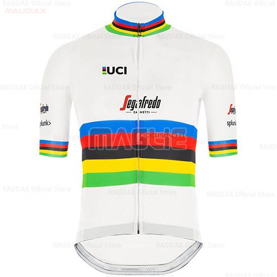 Maglia UCI Mondo Campione Segafredo Zanetti Manica Corta 2020 - Clicca l'immagine per chiudere